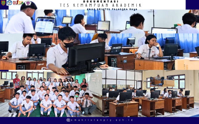 Pelaksanaan Tes Kemampuan Akademik (TKA) Gelombang I di SMA Kristen Palangka Raya Berjalan Tertib dan Lancar